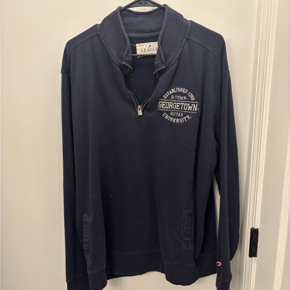 Georgetown League Blue Zip Up